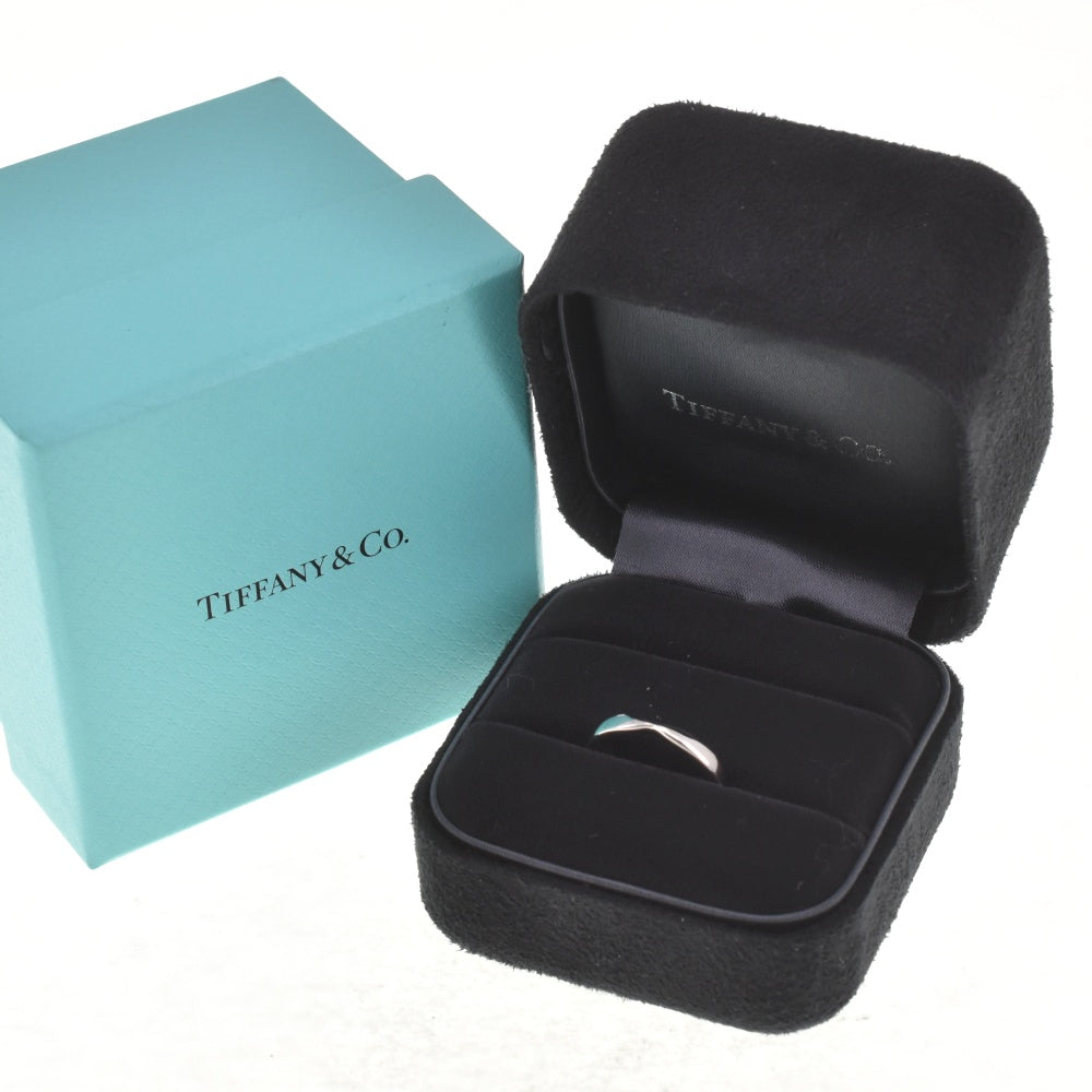TIFFANY&Co. Harmony Wedding Ring Size 51/JP11 Pt950 Silver Ladies
 jewelry S#139677