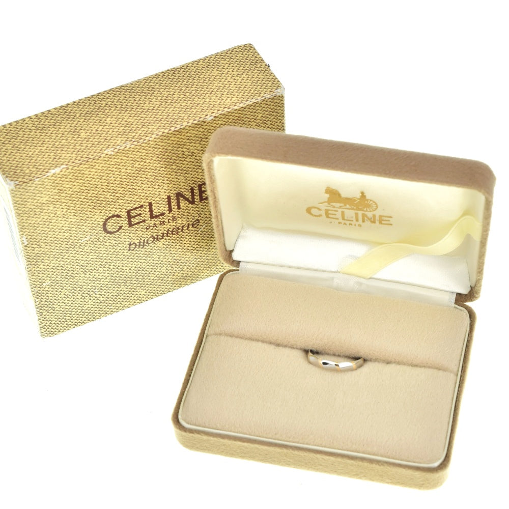 CELINE ring Size 55/JP15 Pt900/K18YG Ladies
 jewelry S#139680