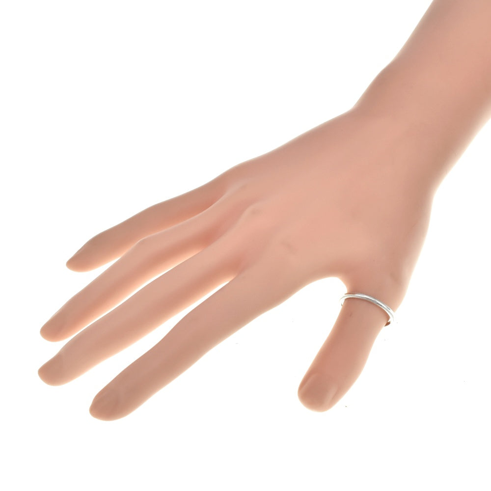 TIFFANY&Co. Milgrain ring Size 59/JP19 Pt950 Silver Men's
 jewelry S#139683