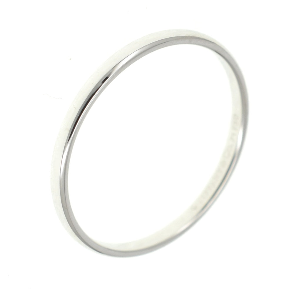 TIFFANY&Co. Stacking band ring Size 60/JP20 Pt950 Silver Ladies
 jewelry S#139689