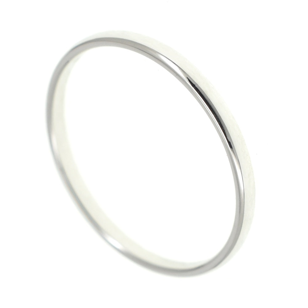 TIFFANY&Co. Stacking band ring Size 60/JP20 Pt950 Silver Ladies
 jewelry S#139689
