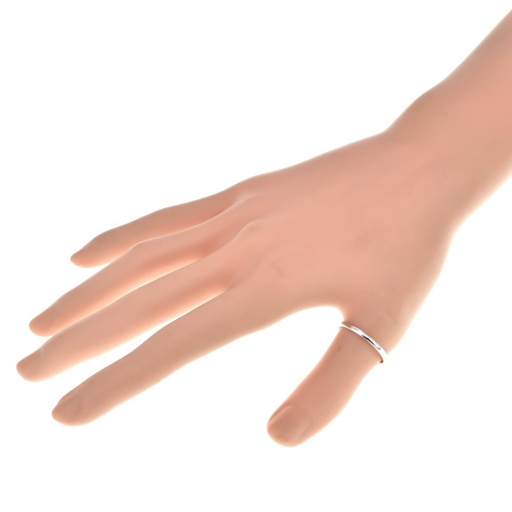 TIFFANY&Co. Stacking band ring Size 60/JP20 Pt950 Silver Ladies
 jewelry S#139689