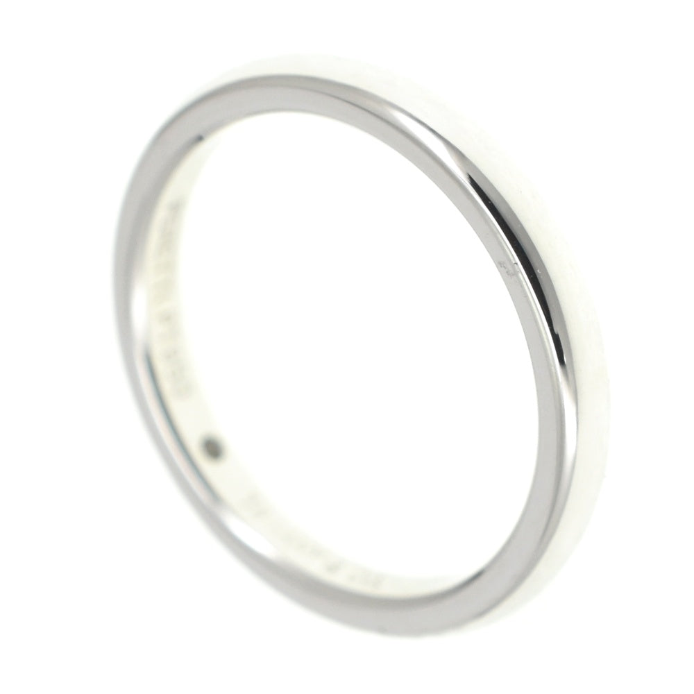 TIFFANY&Co. Band ring Size 53/JP12 Pt950 Silver Diamond Ladies
 jewelry S#139690