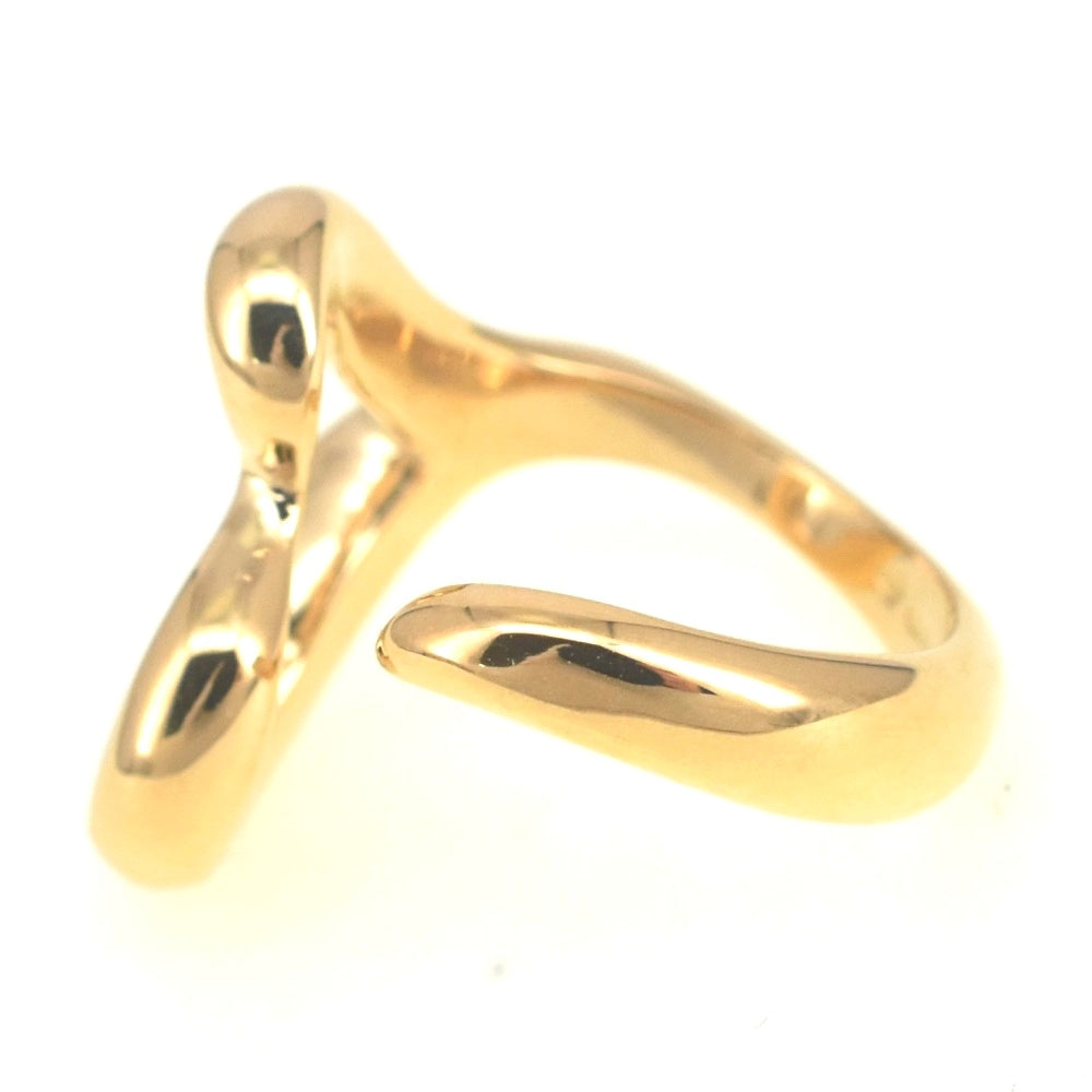 TIFFANY&Co. Open heart ring Size 49/JP9 K18YG Ladies
 jewelry S#139693