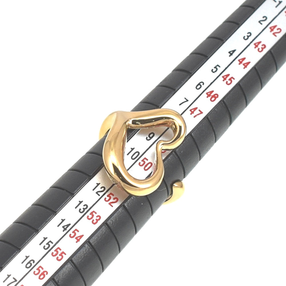 TIFFANY&Co. Open heart ring Size 49/JP9 K18YG Ladies
 jewelry S#139693