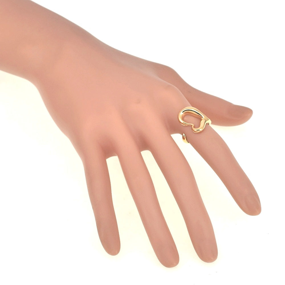 TIFFANY&Co. Open heart ring Size 49/JP9 K18YG Ladies
 jewelry S#139693