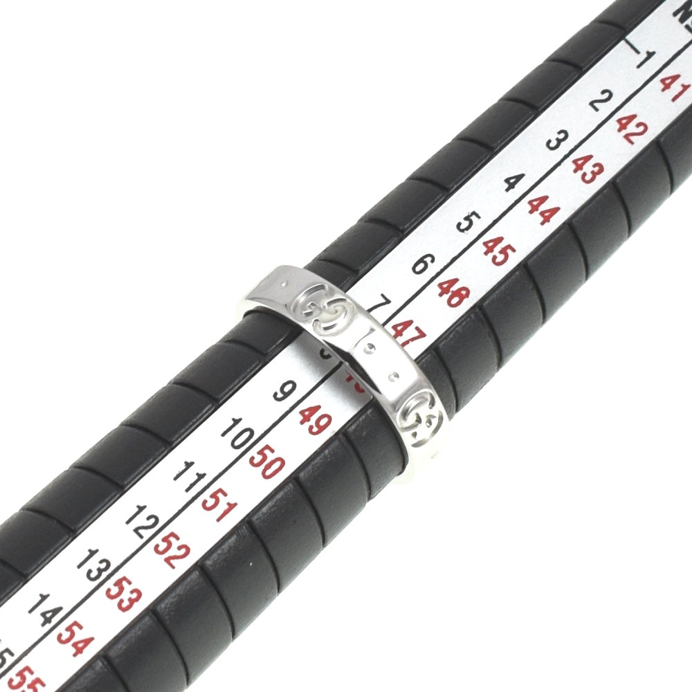 GUCCI Icon ring Size 48/JP8 K18WG Ladies
 jewelry S#139695