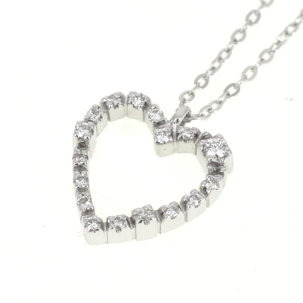 Damiani Mini Symboli Necklace K18WG Diamond Ladies
 jewelry S#139696