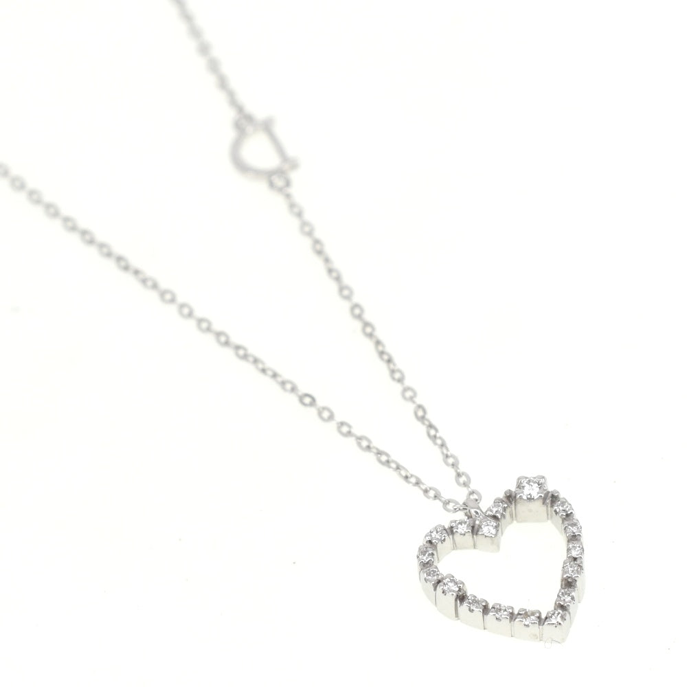 Damiani Mini Symboli Necklace K18WG Diamond Ladies
 jewelry S#139696