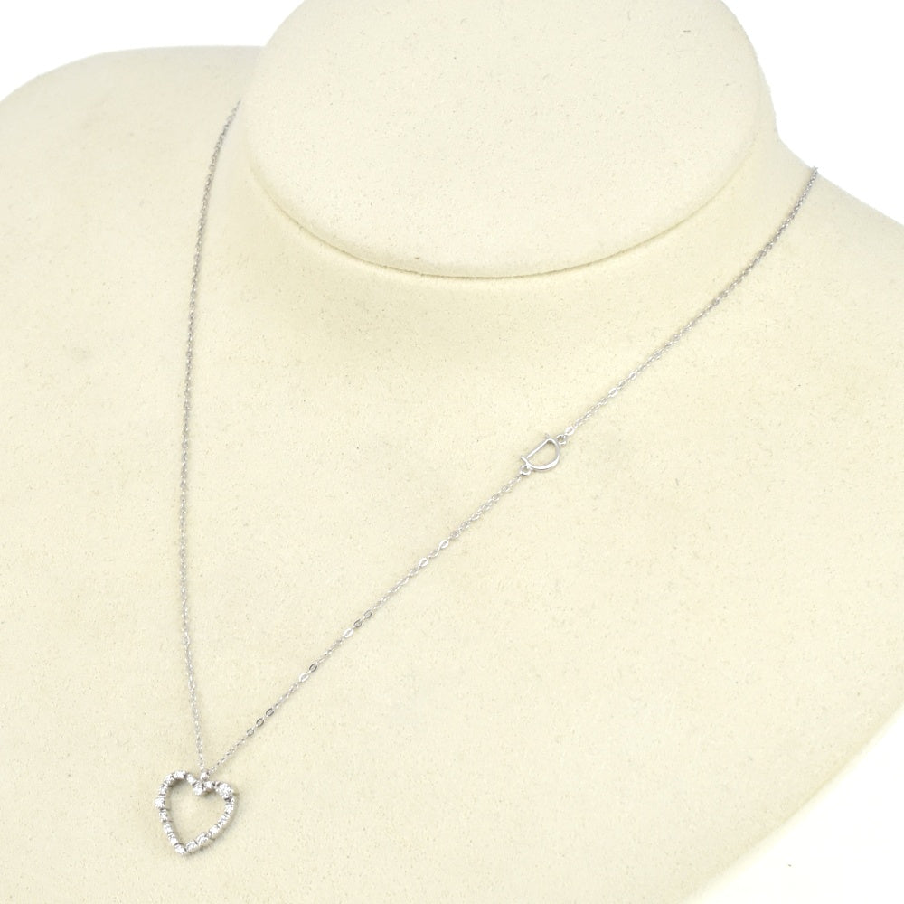 Damiani Mini Symboli Necklace K18WG Diamond Ladies
 jewelry S#139696
