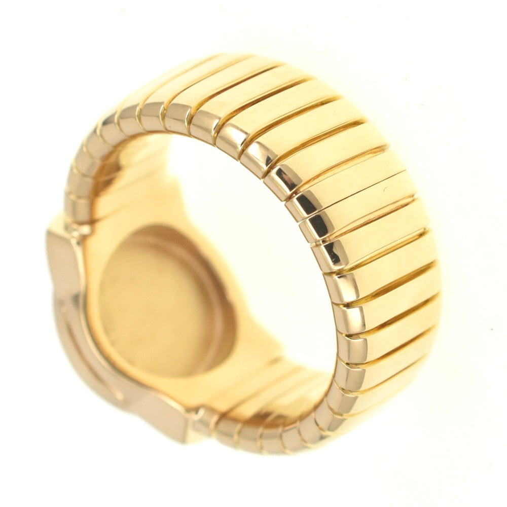 BVLGARI Tubogas Onyx Ring Size 58/JP18 K18YG Onyx Men's
 jewelry S#139697