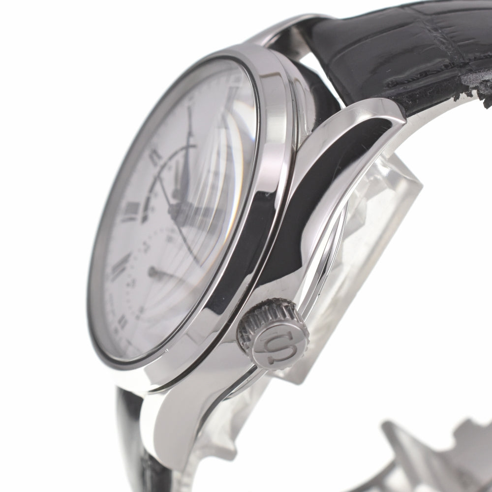 with paper SEIKO Pureza SARW011 Enamel Dial Power Reserve Date white Dial Automatic Men's
 Watch G#139716