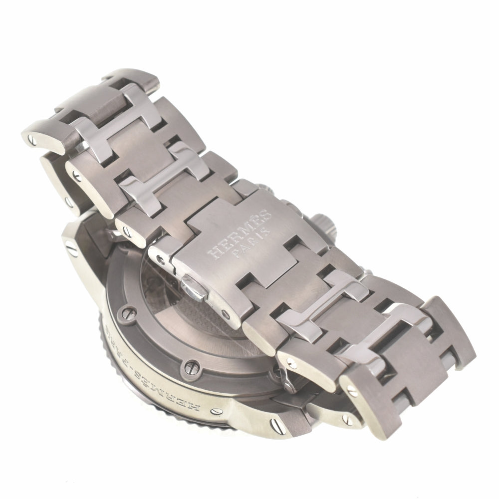 HERMES Clipper diver CP2.941 Titanium/Stainless Steel Chronograph Date Brown Dial Automatic Men's
 Watch I#139726