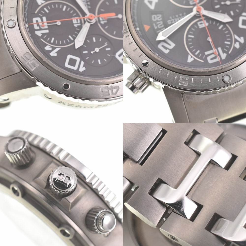 HERMES Clipper diver CP2.941 Titanium/Stainless Steel Chronograph Date Brown Dial Automatic Men's
 Watch I#139726