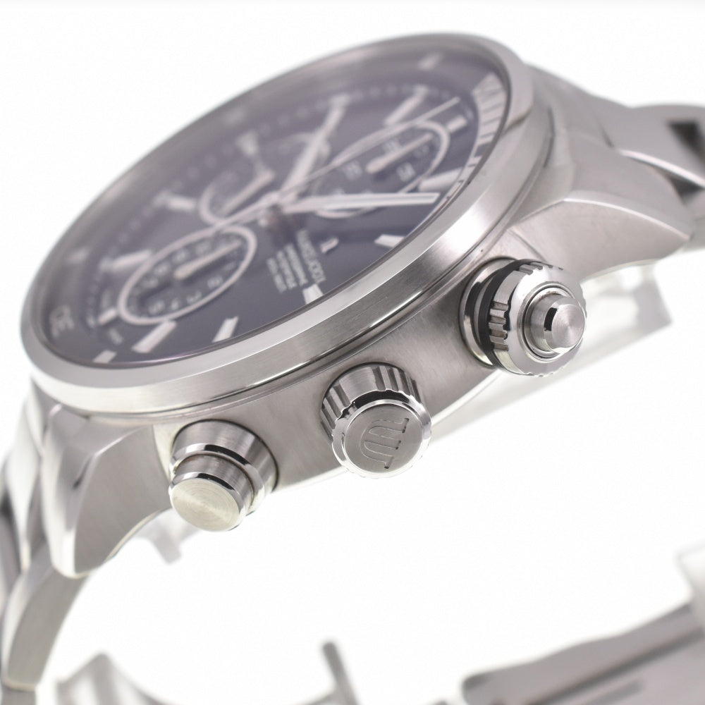 MAURICE LACROIX Pontos PT6008-SS002-330 Chronograph black Dial Automatic Men's
 Watch H#139727