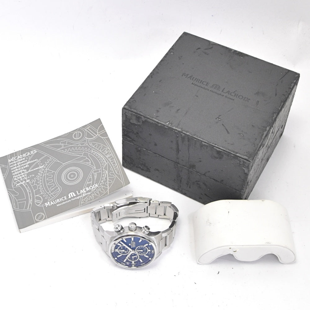 MAURICE LACROIX Pontos PT6008-SS002-330 Chronograph black Dial Automatic Men's
 Watch H#139727