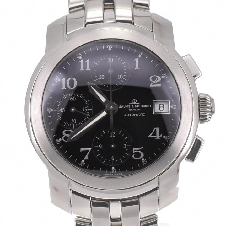 Baume & Mercier Kay Platn MV045216 Chronograph Date black Dial Automatic Men's
 Watch H#139740