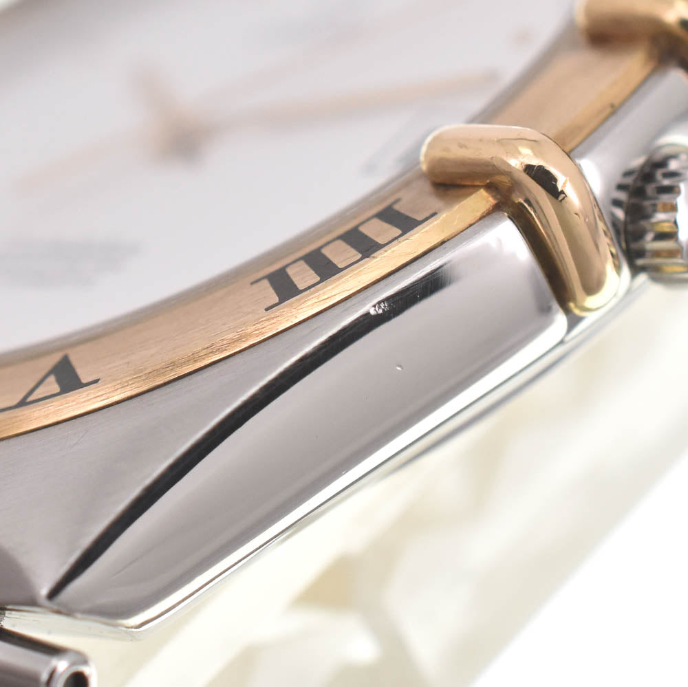 OMEGA Constellation date 368.1075 K18YG flat bezel white Dial Automatic Men's
 Watch J#139745