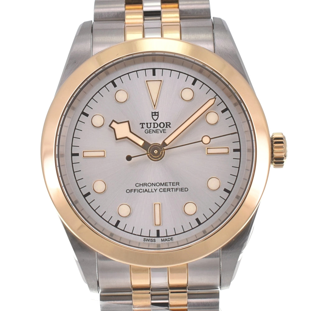 with paper TUDOR Black bay 79683 Silver Dial Automatic Men's
 Watch H#139753