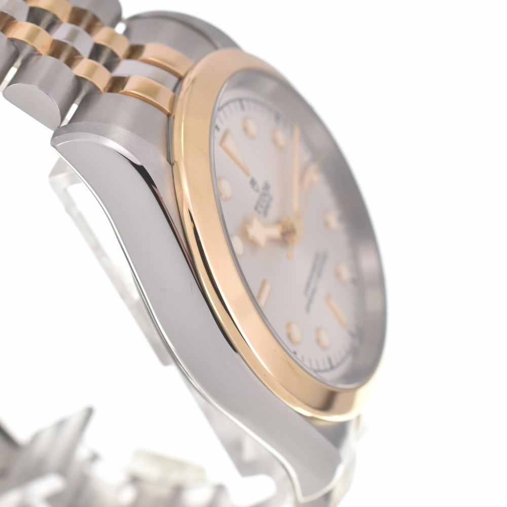 with paper TUDOR Black bay 79683 Silver Dial Automatic Men's
 Watch H#139753