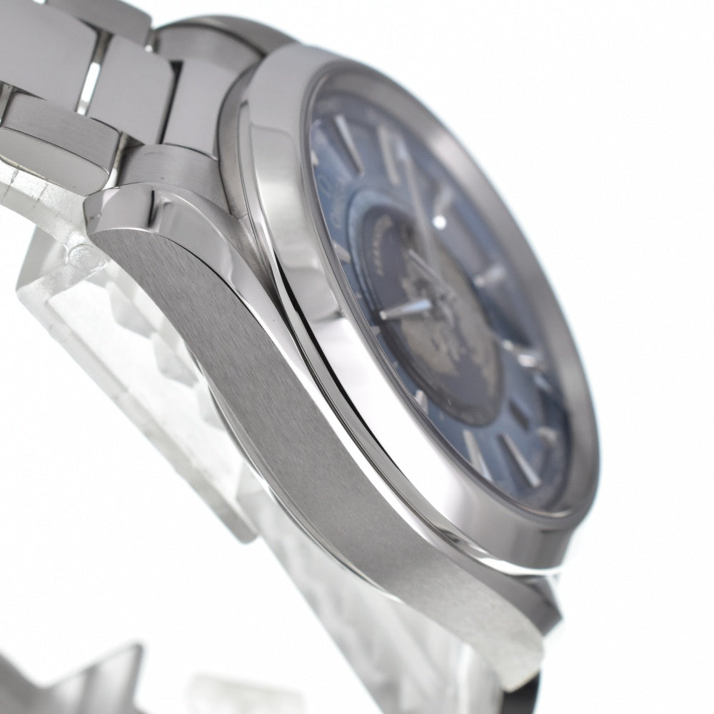 with paper OMEGA Seamaster Aqua Terra GMT World Timer 220.10.43.22.03.002 blue Dial Automatic Men's
 Watch □#139757