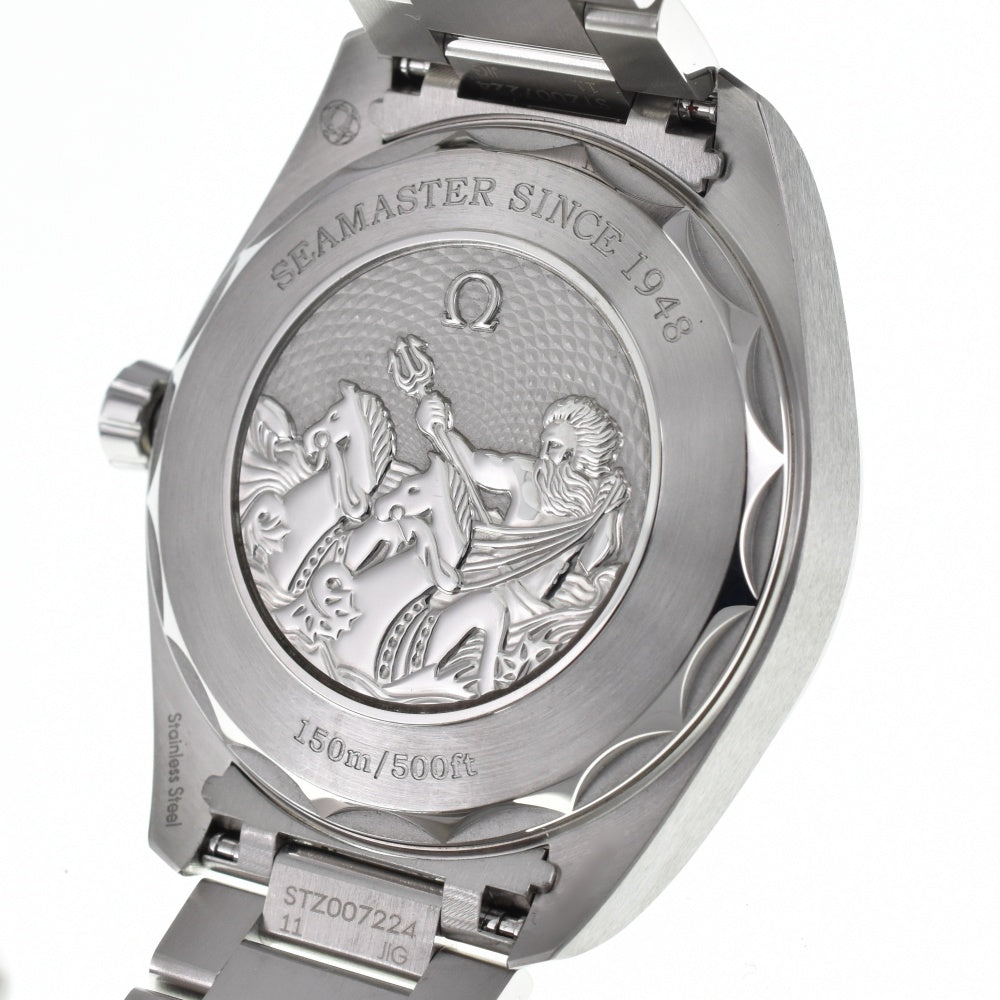 with paper OMEGA Seamaster Aqua Terra GMT World Timer 220.10.43.22.03.002 blue Dial Automatic Men's
 Watch □#139757