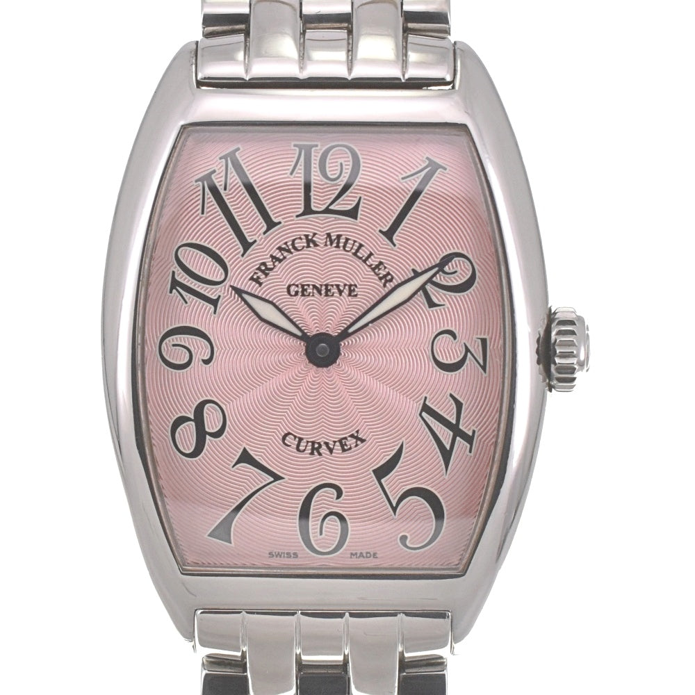with paper FRANCK MULLER Tono carvex 7502QZ pink Dial Quartz Unisex
 Watch I#139760
