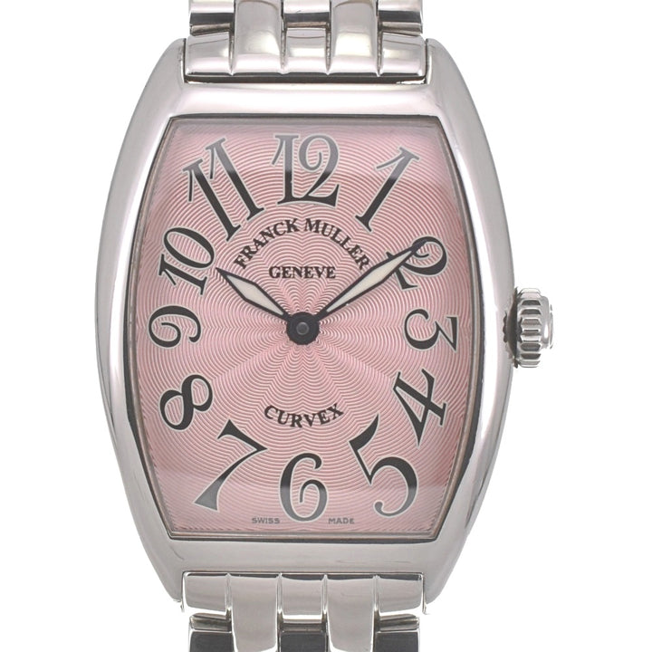 with paper FRANCK MULLER Tono carvex 7502QZ pink Dial Quartz Unisex
 Watch I#139760