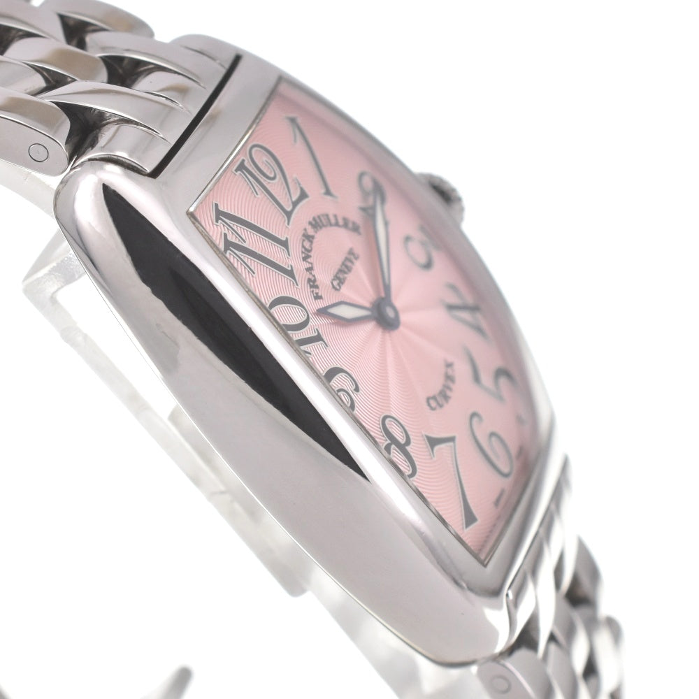 with paper FRANCK MULLER Tono carvex 7502QZ pink Dial Quartz Unisex
 Watch I#139760
