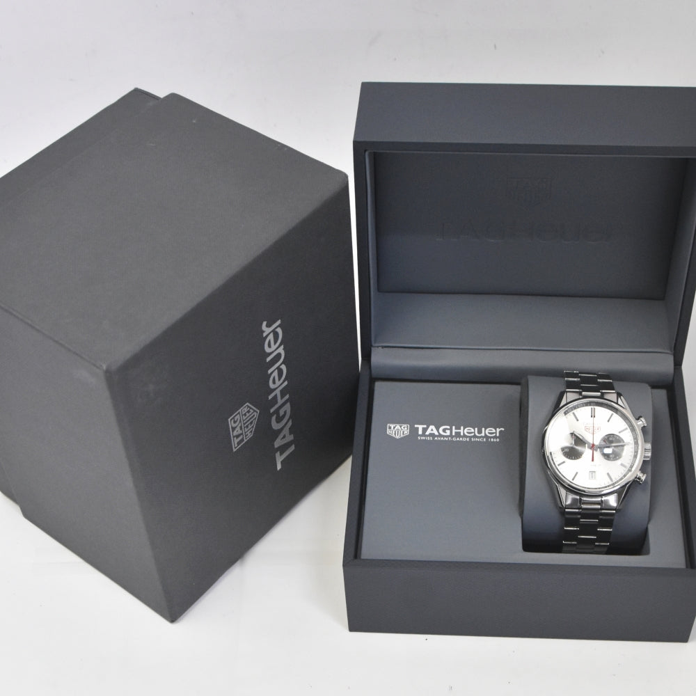TAG HEUER Carrera Caliber 17 CV2119.BA0722 Chronograph Date Silver Dial Automatic Men's
 Watch J#139762