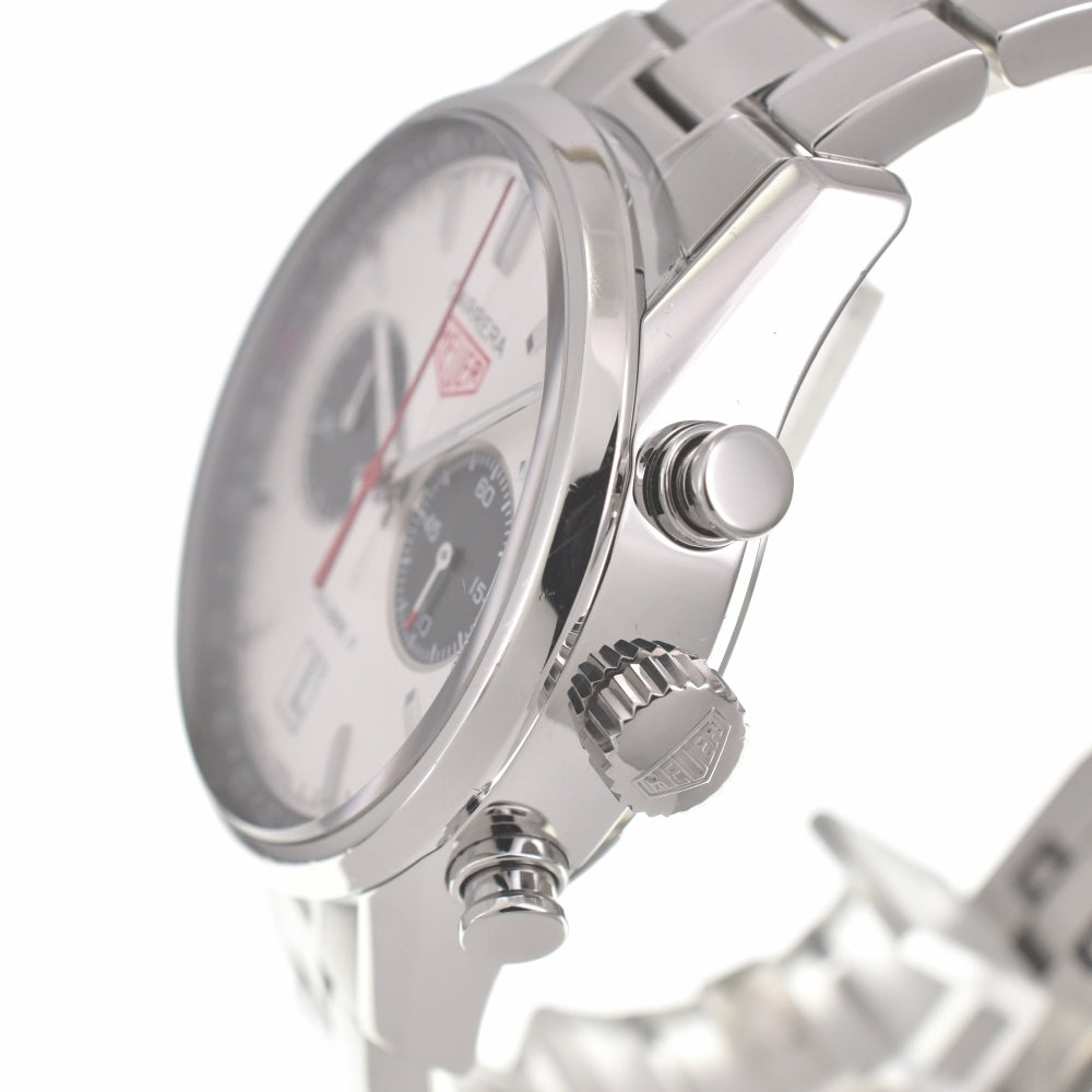 TAG HEUER Carrera Caliber 17 CV2119.BA0722 Chronograph Date Silver Dial Automatic Men's
 Watch J#139762