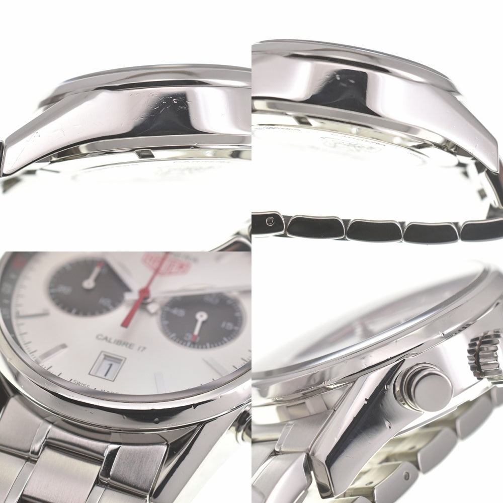 TAG HEUER Carrera Caliber 17 CV2119.BA0722 Chronograph Date Silver Dial Automatic Men's
 Watch J#139762