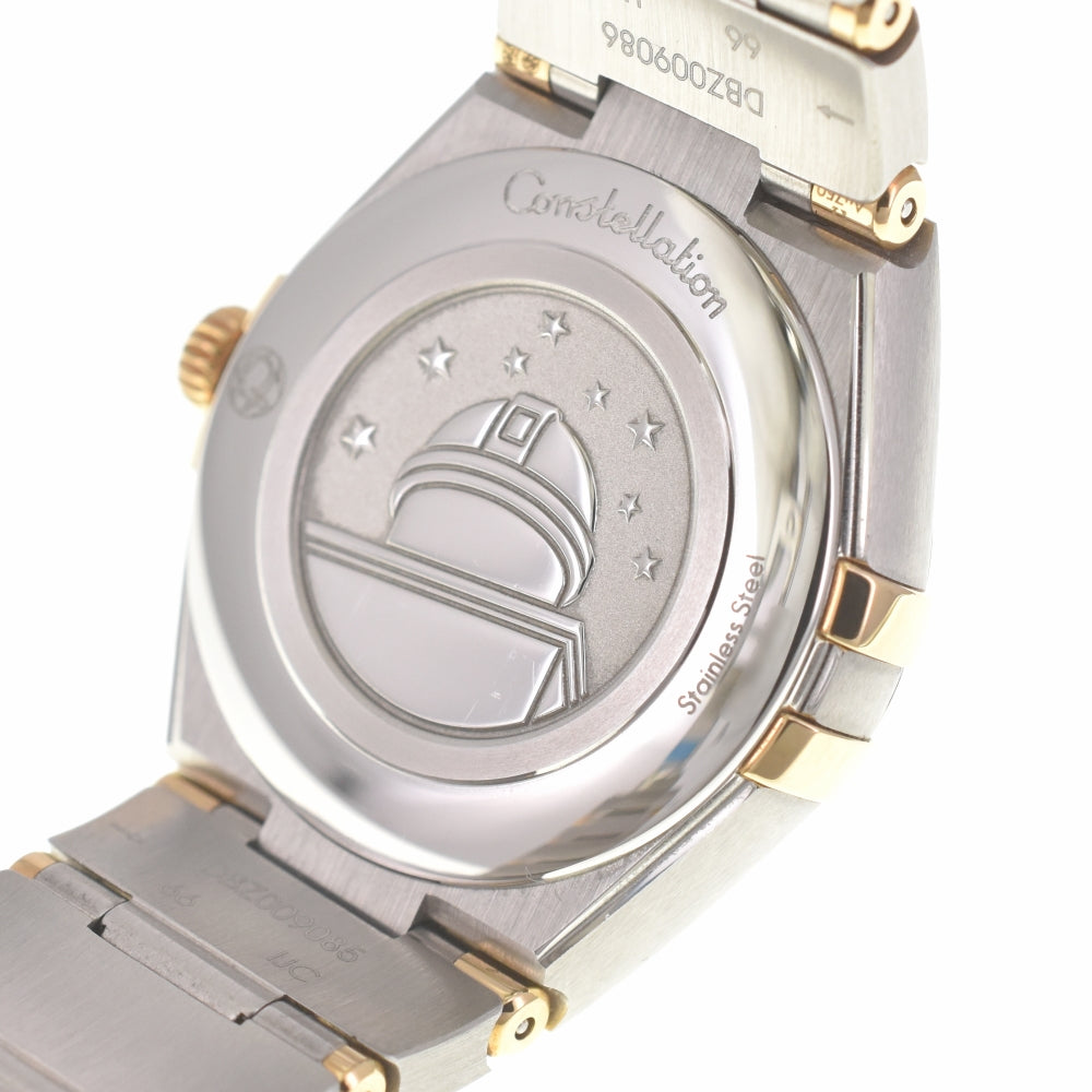 with paper OMEGA Constellation Manhattan Blush 131.20.28.60.02.002 Silver Dial Quartz Ladies
 Watch □#139763