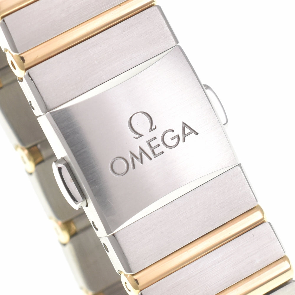 with paper OMEGA Constellation Manhattan Blush 131.20.28.60.02.002 Silver Dial Quartz Ladies
 Watch □#139763