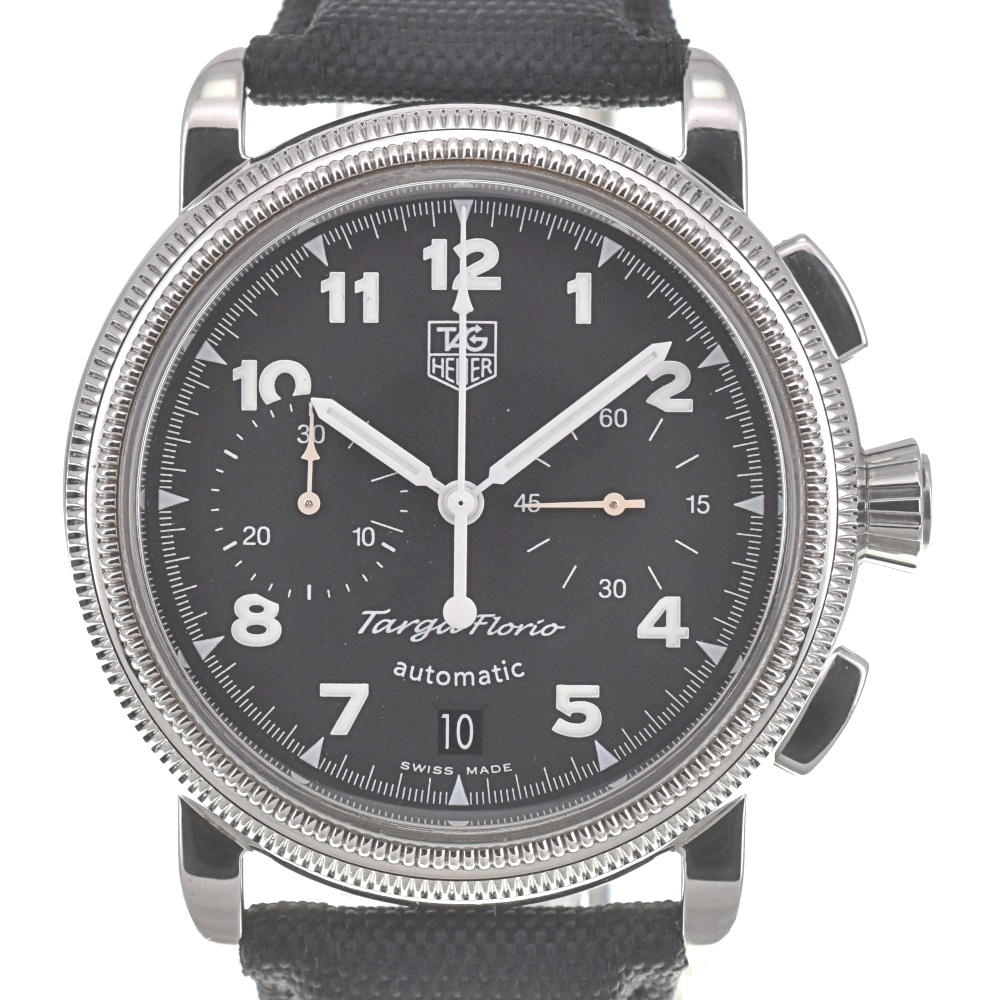 TAG HEUER Targa Florio CＸ2110 Chronograph Date black Dial Automatic Men's
 Watch J#139766