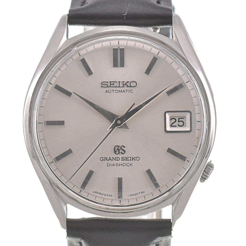 SEIKO Seikomatic Date 6245-9000 Lion Medallion Silver Dial Automatic Men's
 Watch J#139769