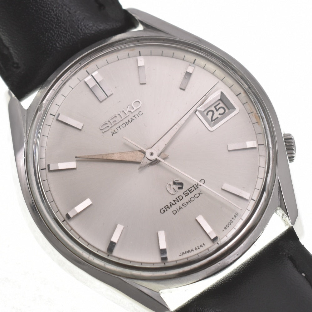 SEIKO Seikomatic Date 6245-9000 Lion Medallion Silver Dial Automatic Men's
 Watch J#139769