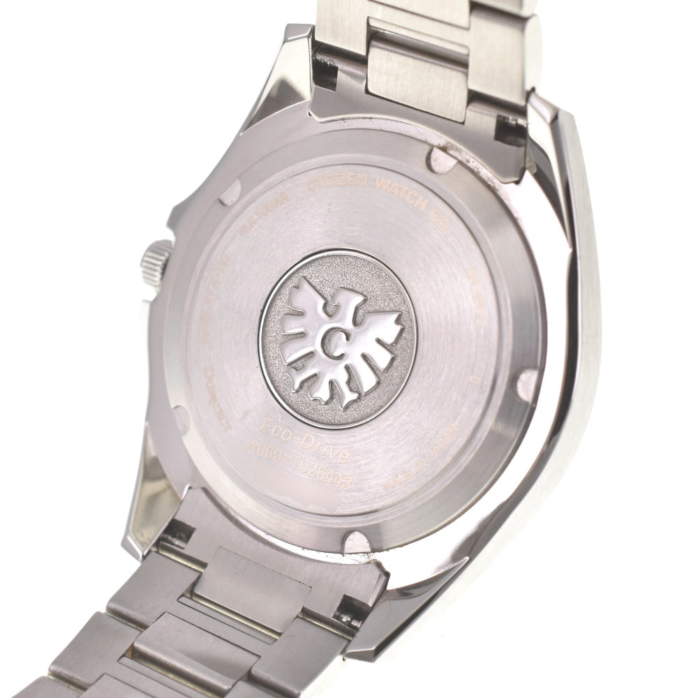 with paper CITIZEN The citizen AQ4060-50E Date black Dial Solar Men's
 Watch H#139771