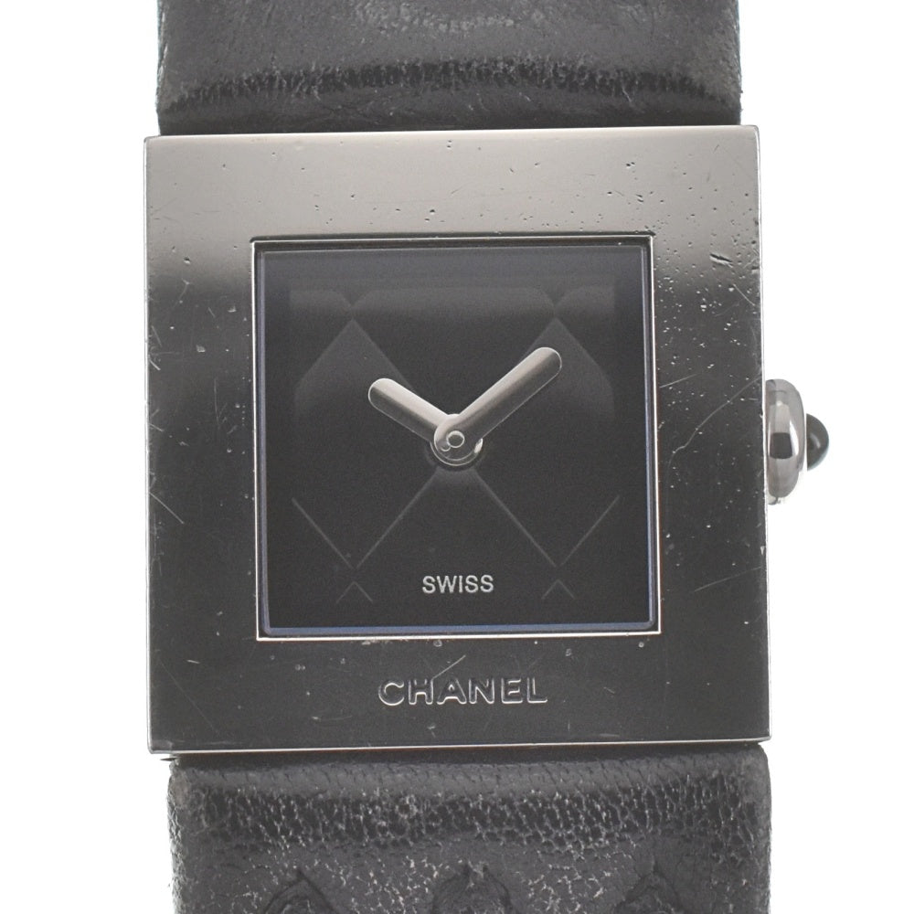 CHANEL Matrasse H0116 Stainless Steel black Dial Quartz Ladies
 Watch I#139780