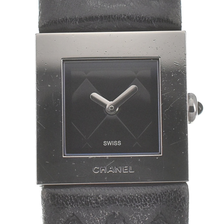 CHANEL Matrasse H0116 Stainless Steel black Dial Quartz Ladies
 Watch I#139780