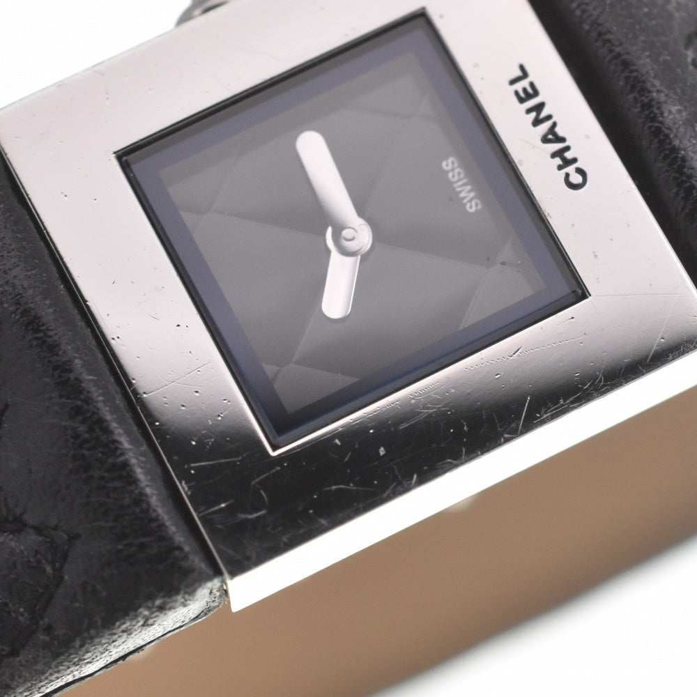 CHANEL Matrasse H0116 Stainless Steel black Dial Quartz Ladies
 Watch I#139780