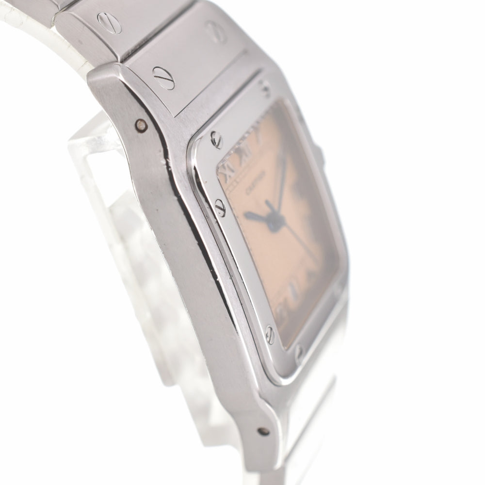 CARTIER Santosgalbe LM W20025D6 Date Beige Dial Quartz Men's
 Watch K#139788