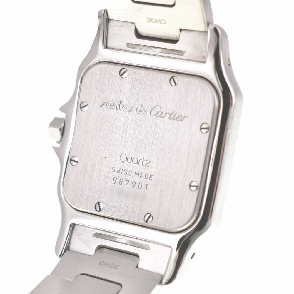 CARTIER Santosgalbe LM W20025D6 Date Beige Dial Quartz Men's
 Watch K#139788