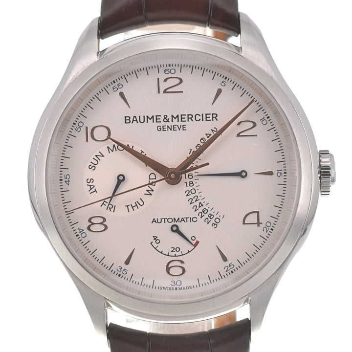 with paper Baume & Mercier Clifton MOA10149 Day date Silver Dial Automatic Men's
 Watch I#139790