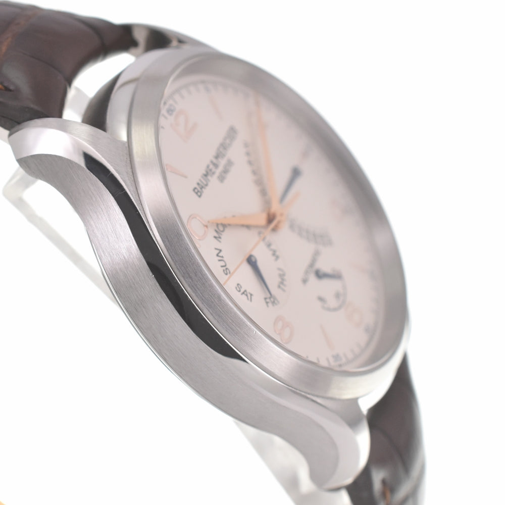 with paper Baume & Mercier Clifton MOA10149 Day date Silver Dial Automatic Men's
 Watch I#139790