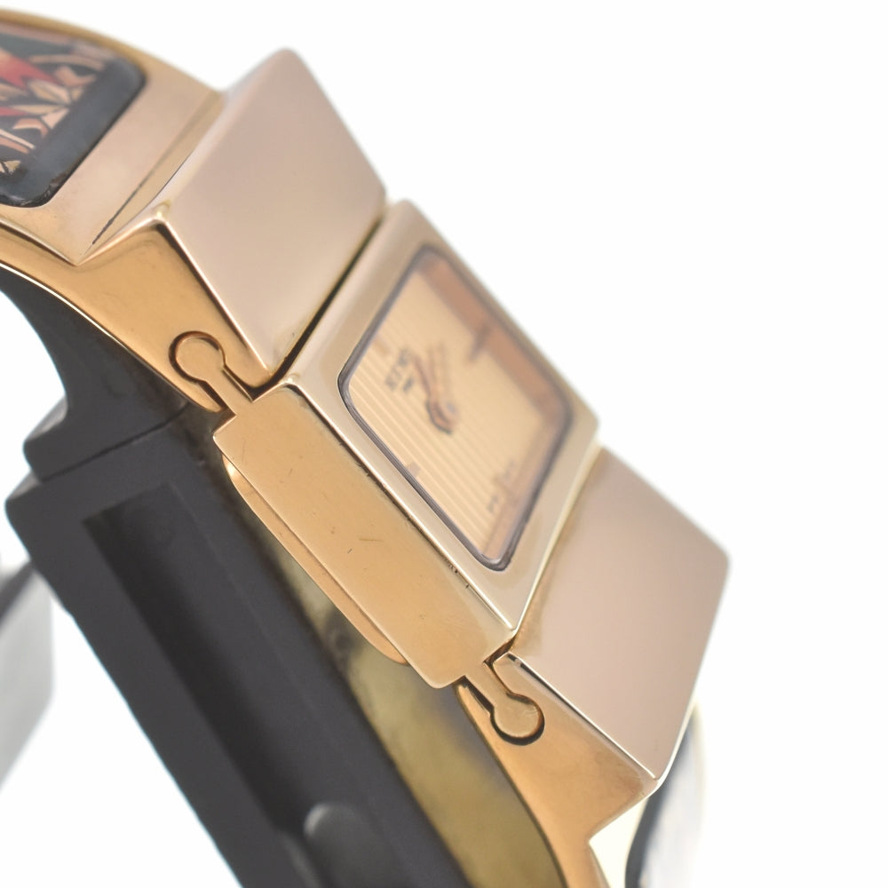 HERMES Loquet L01.201 buckle gold Dial Quartz Ladies
 Watch I#139808