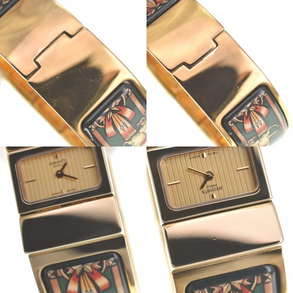 HERMES Loquet L01.201 buckle gold Dial Quartz Ladies
 Watch I#139808
