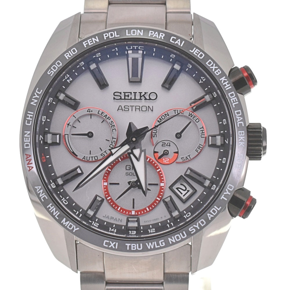 SEIKO Astron SBXC081/5X53-0BE0 Shohei Otani limited model white Dial GPS Solar Men's
 Watch I#139825