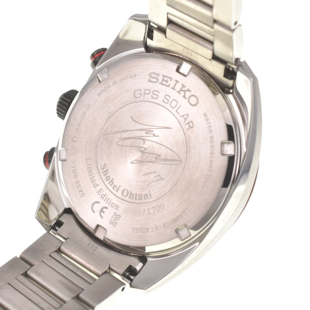 SEIKO Astron SBXC081/5X53-0BE0 Shohei Otani limited model white Dial GPS Solar Men's
 Watch I#139825