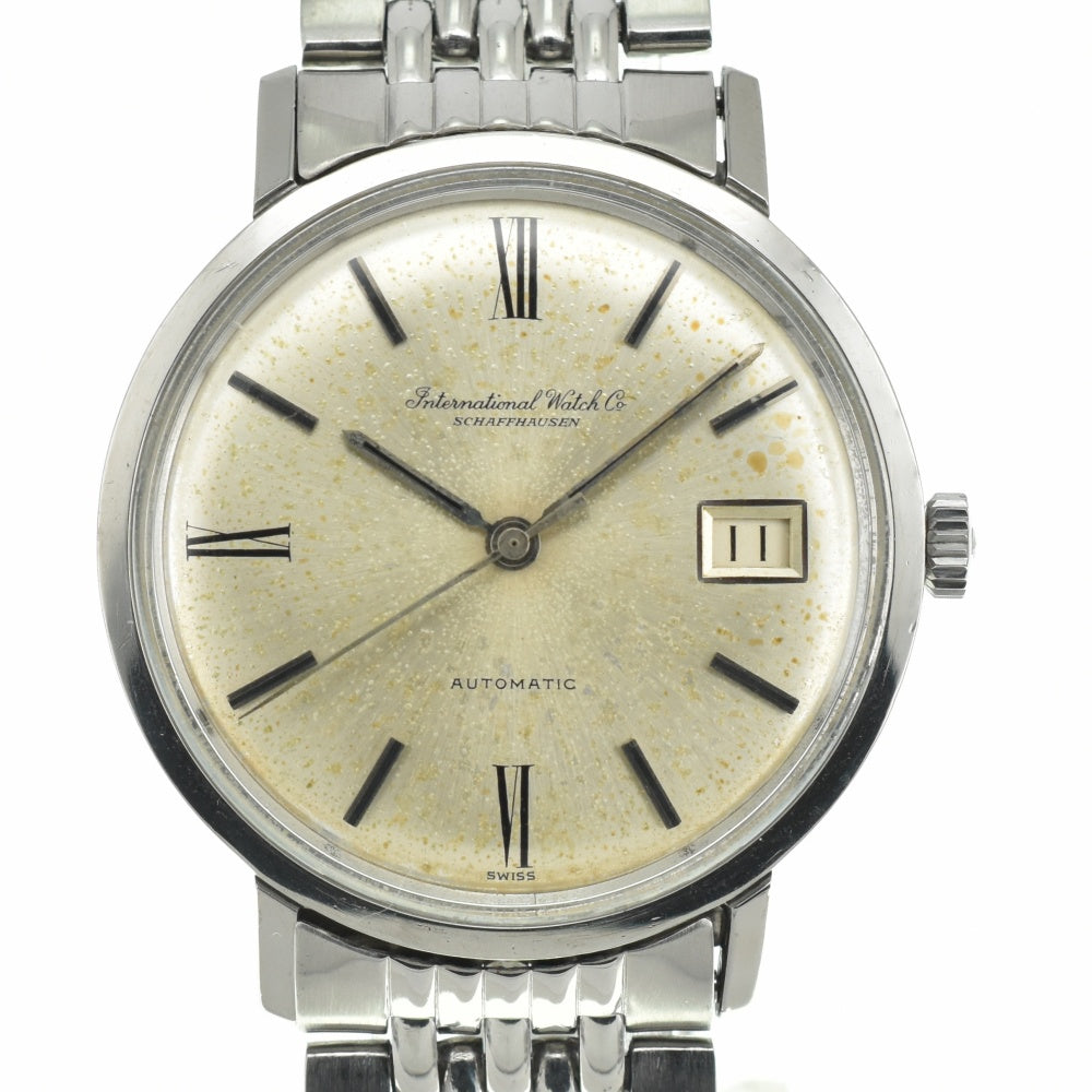 IWC SCHAFFHAUSEN Old Inter Date Cal.8541 Gay Flare Breath Silver Dial Automatic Men's
 Watch M#139848